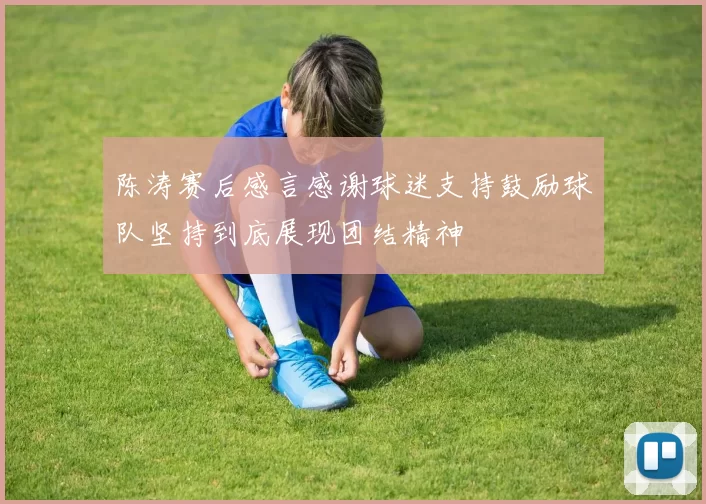 陈涛赛后感言感谢球迷支持鼓励球队坚持到底展现团结精神